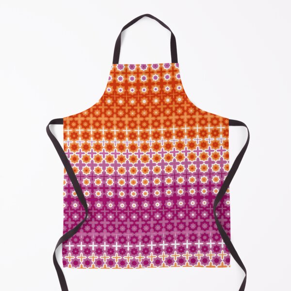 Item preview, Subtle Lesbian Flag Colors Geometric Morphed Pattern designed and sold by ontrendshirts.