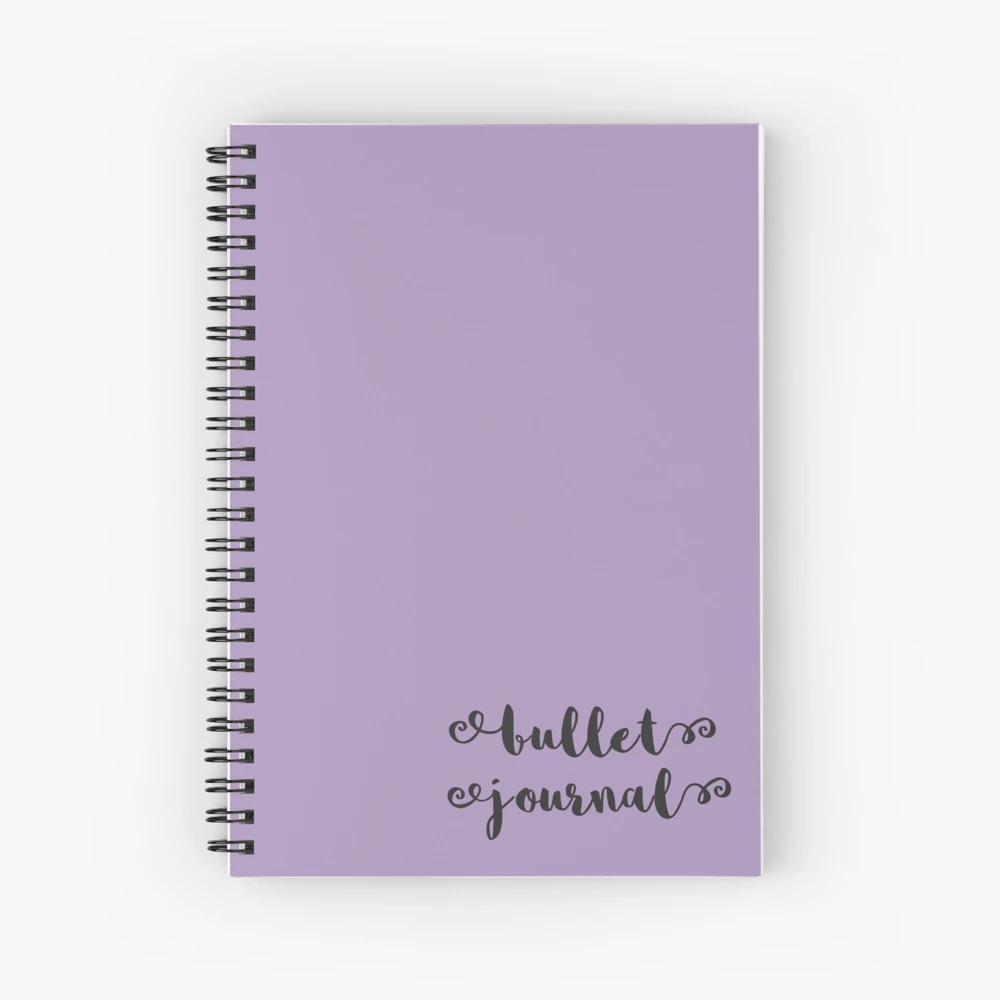 Bullet Journal Spiral Notebook by xvalentinement