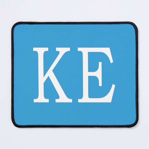 Item preview, KE Initials Monogram Elegant White Letters designed and sold by Jeallan Designs.