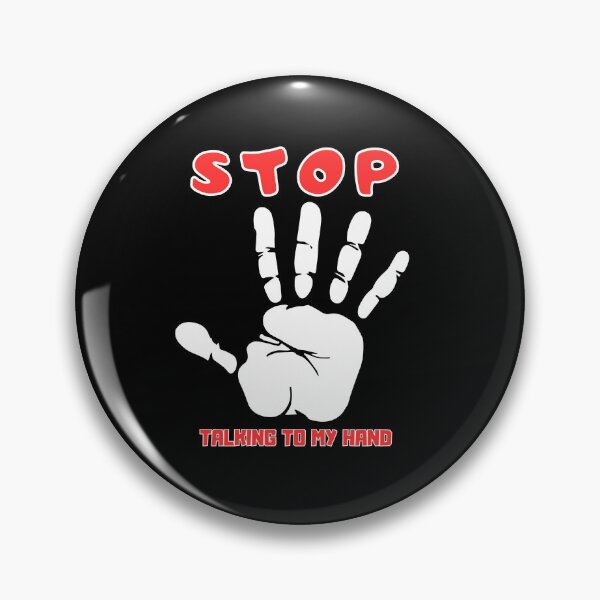 Artikelvorschau, Hör auf, mit meiner Hand zu reden - lustiger Handdesign -Humor entworfen und verkauft von Grafixfun.