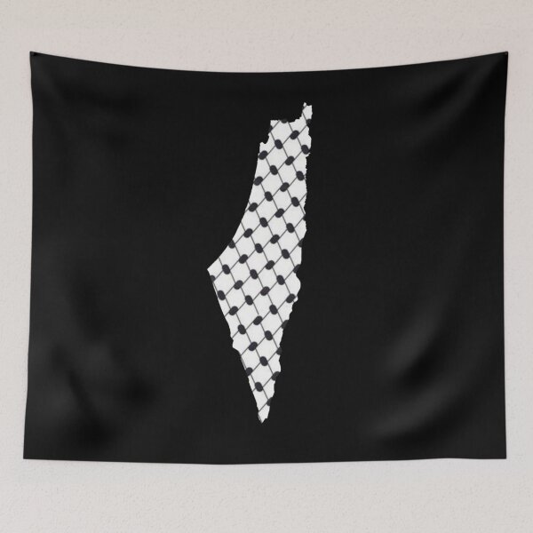 Item preview, Palestine - Palestinian map with keffiyeh designed and sold by SaraDarwish.