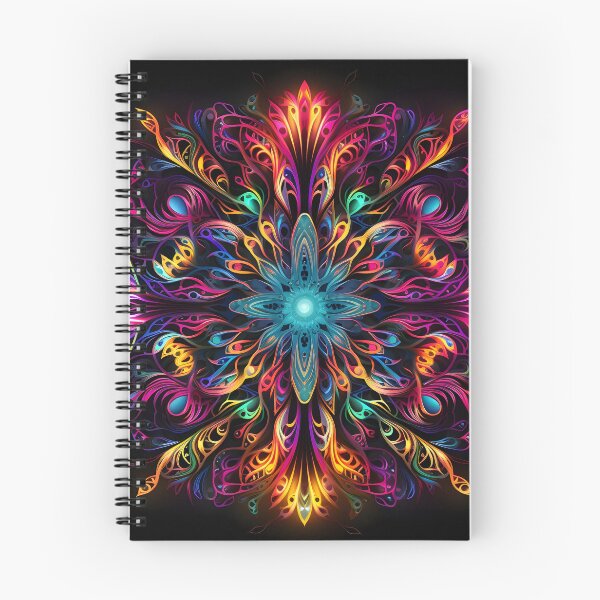 Item preview, Fluorescent multicolor tribal network print designed and sold by dcrc.