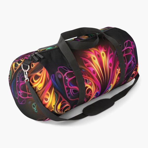 Item preview, Fluorescent multicolor tribal network print designed and sold by dcrc.