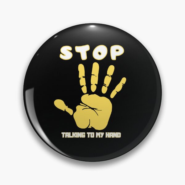 Artikelvorschau, Hör auf, mit meiner Hand zu reden - lustiger Handdesign -Humor entworfen und verkauft von Grafixfun.