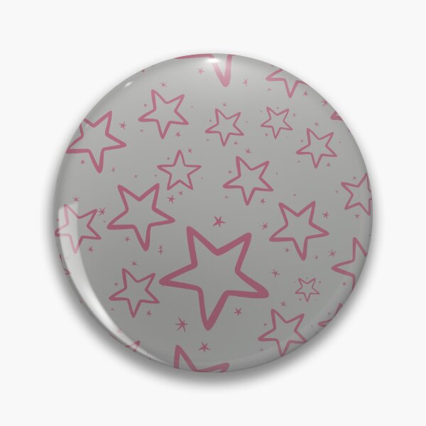 Item preview, Cute Pink and Grey Stars Pattern designed and sold by ottrain.