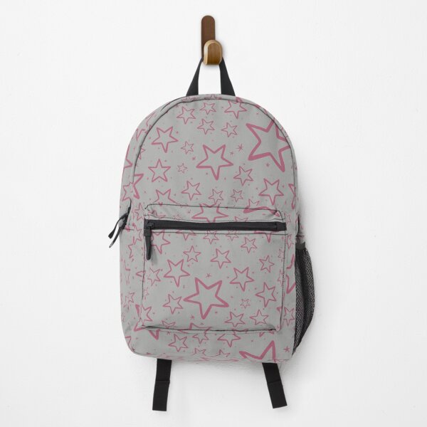 Item preview, Cute Pink and Grey Stars Pattern designed and sold by ottrain.