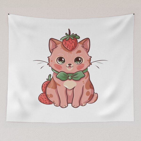 Item preview, Strawberry Cat designed and sold by PulseGraph.