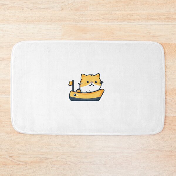 Item preview, Little sweet kitty who goes on a sea tour with a raft designed and sold by omerfdln34.