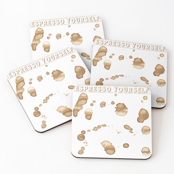 Item preview, espresso yourself, coffee stains designed and sold by GodsOfArt.