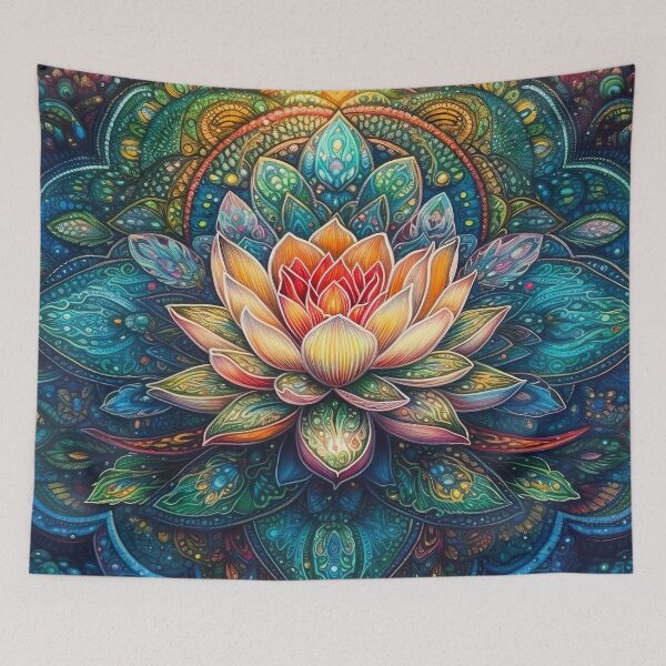 Item preview, Lotus Mandala 3 designed and sold by mark ashkenazi.