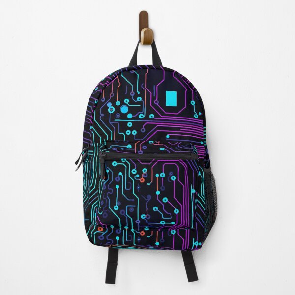 Item preview, Purple Blue Black Circuit Board Pattern designed and sold by Blue-Banana.
