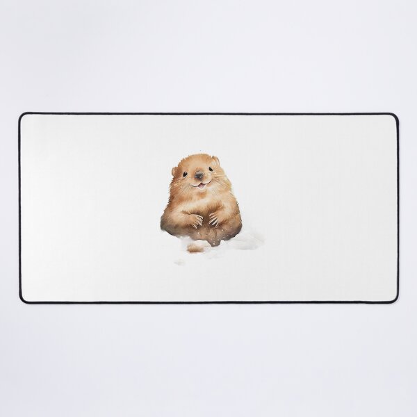 Item preview, Cute beaver watercolor portrait designed and sold by Naturartprints.