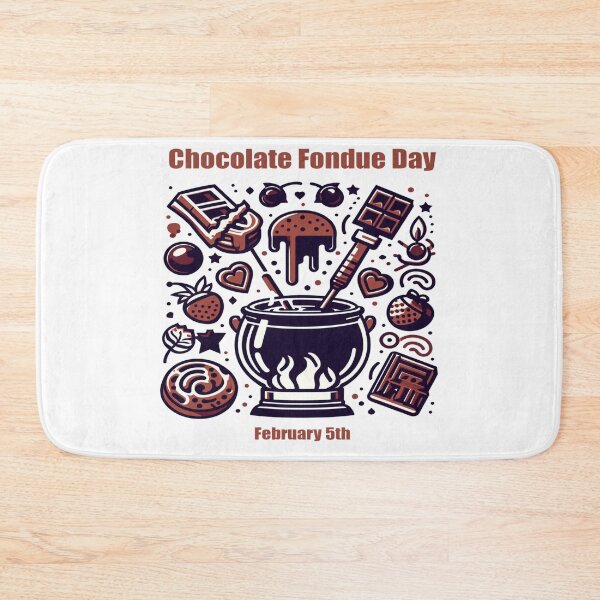 Item preview, Feb 5th - Chocolate Fondue Day designed and sold by CrankyOldDude.