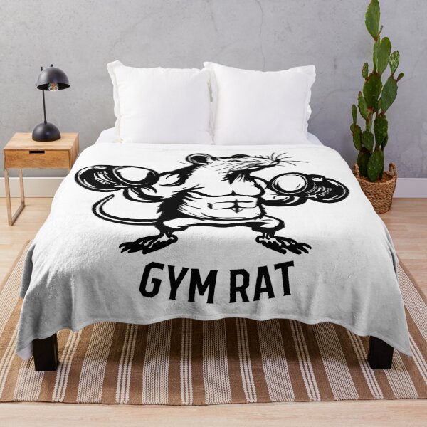 Item preview, Gym Rat Weightlifter Black designed and sold by OB Print.
