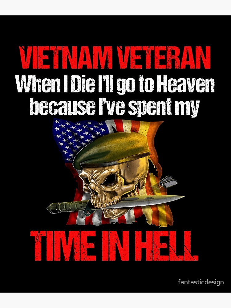 I'M SURE TO GO TO HEAVEN... (1") VIETNAM Military Hat Pin 14764 HO - Foto 3