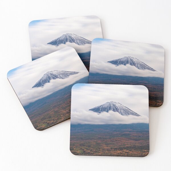 Item preview, Scarf of Soft Clouds Enveloping Mt. Fuji designed and sold by Pix4Japan.
