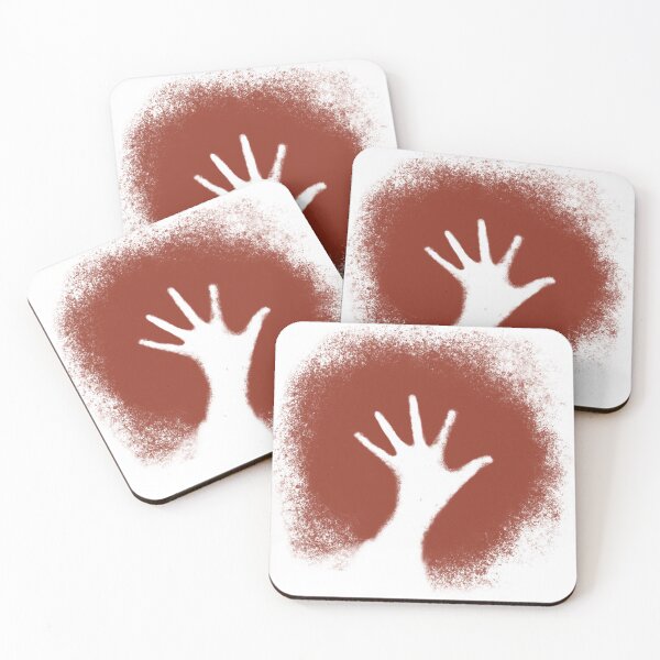 Item preview, Prehistoric handprint cave art from the Stone Age designed and sold by archbestos.
