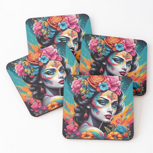 Item preview, Sugar Skull Woman - Face Paint designed and sold by HansiniDesigns.