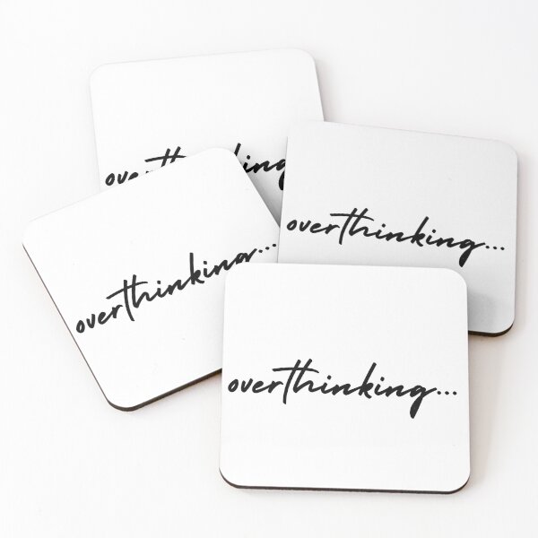 Item preview, overthinking... | emotion and mood  designed and sold by Therapy by Sen.