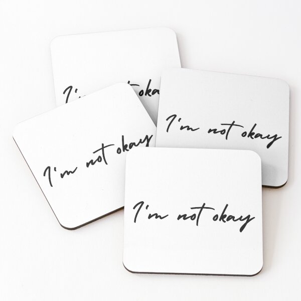 Item preview, I'm not okay | emotion and mood  designed and sold by Therapy by Sen.