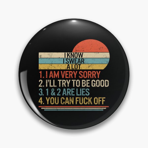 Artikelvorschau, Sarcastic Shirt, I Know I Swear A Lot Vintage Retro Tee, Funny Swearing Rude Cursing Gift Humorous Men Women T-Shirt entworfen und verkauft von Sifoustore.