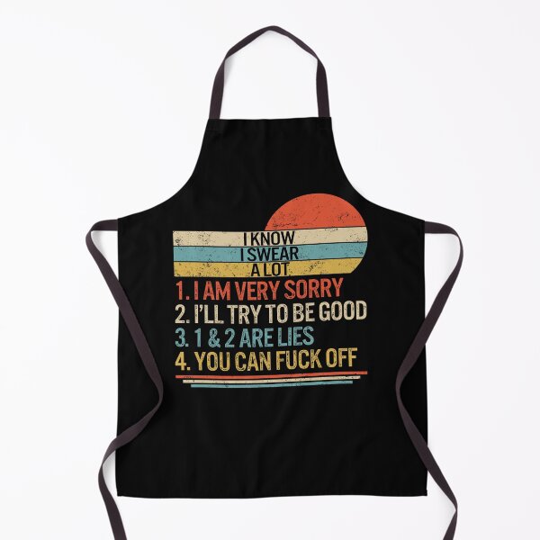 Item preview, Sarcastic Shirt, I Know I Swear A Lot Vintage Retro Tee, Funny Swearing Rude Cursing Gift Humorous Men Women T-Shirt designed and sold by Sifoustore.