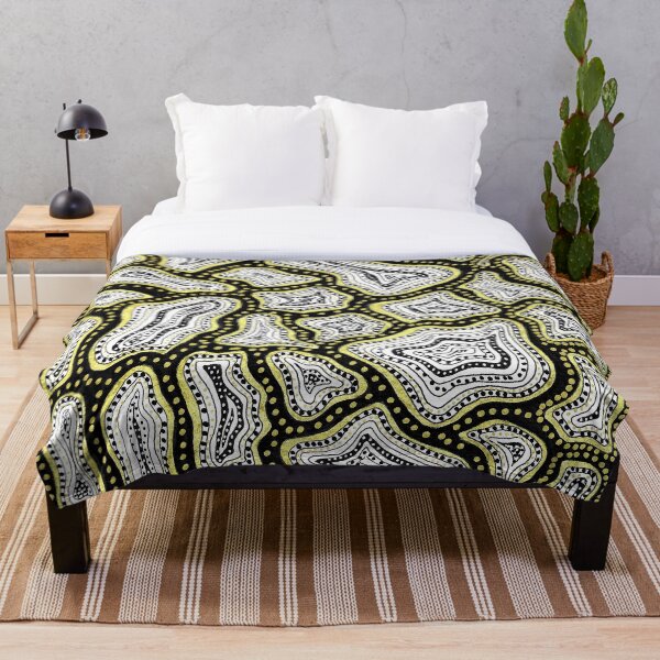 Item preview, Aboriginal black pattern designed and sold by InspiringLines.