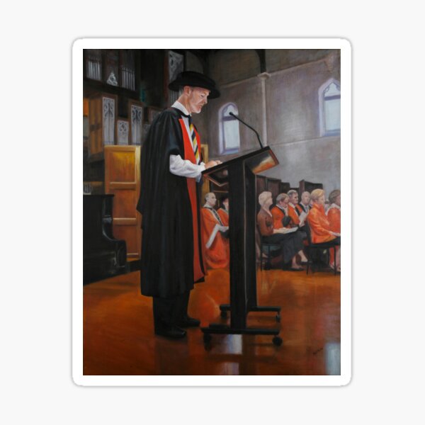 Item preview, The Speech - Oil painting by Avril Thomas - Adelaide / South Australia Artist designed and sold by AvrilThomasart.