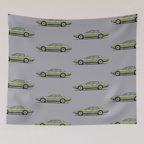 Item preview, AML Lagonda luxury saloon Single Illustration designed and sold by RJWautographics.