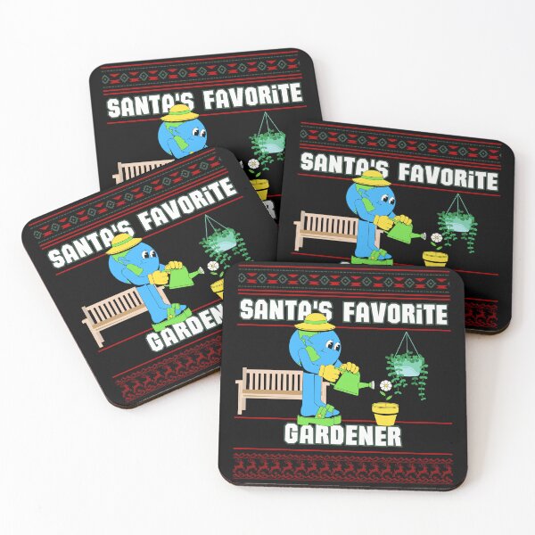 Item preview, Santa's Favorite Gardener Christmas designed and sold by AquaCreative.