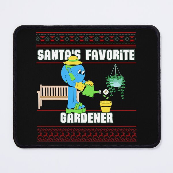 Item preview, Santa's Favorite Gardener Christmas designed and sold by AquaCreative.