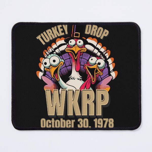 Item preview, WKRP Thanksgiving TURKEY DROP 1978 FUNNY CARTOON designed and sold by HYPeR-NaTUrE.