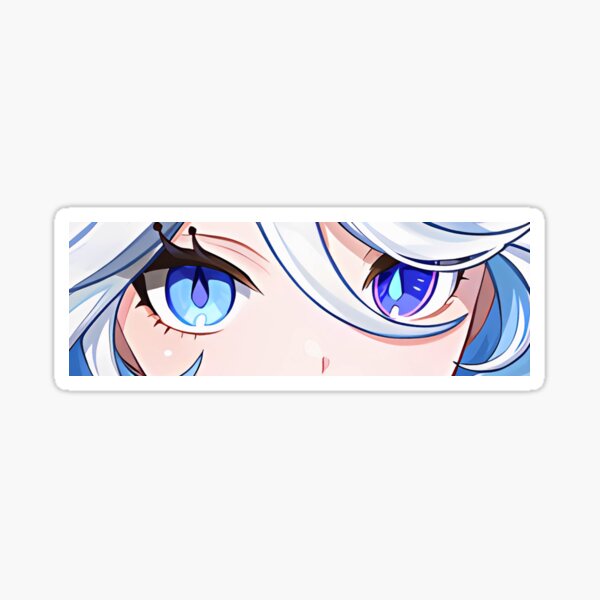 Item preview, Furina Eye Genshin impact sticker focalors genshin bumper sticker genshin shirt designed and sold by stickersofwaifu.