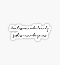 BTS - Save Me lyrics Sticker