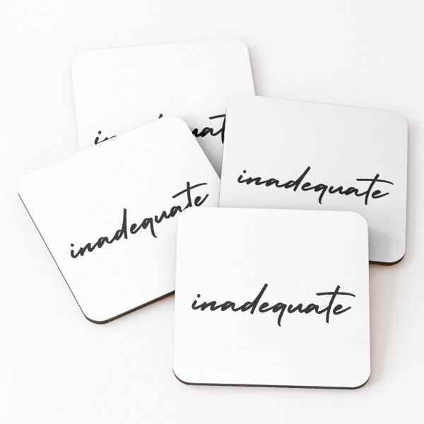 Item preview, inadequate | emotion and mood  designed and sold by Therapy by Sen.
