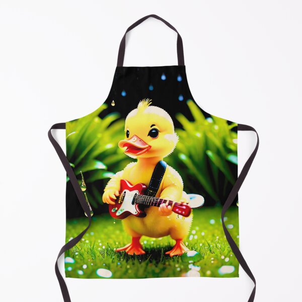 Item preview, Cute baby Duck playing Guitar designed and sold by OutdoorArtistry.