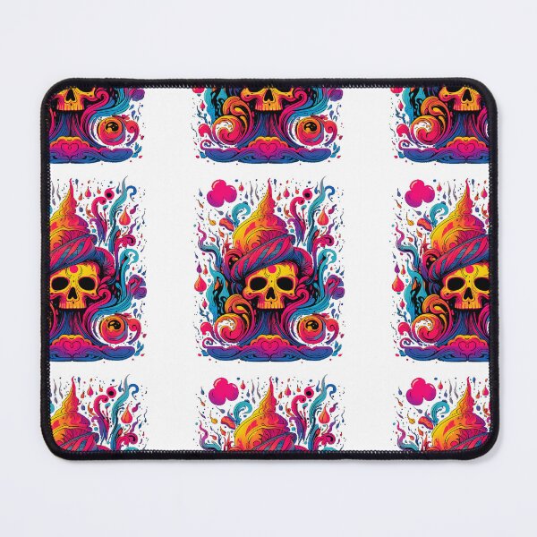 Item preview, Cosmic ace of space death skull pattern funky psychedelic! designed and sold by Ignorant-Artist.
