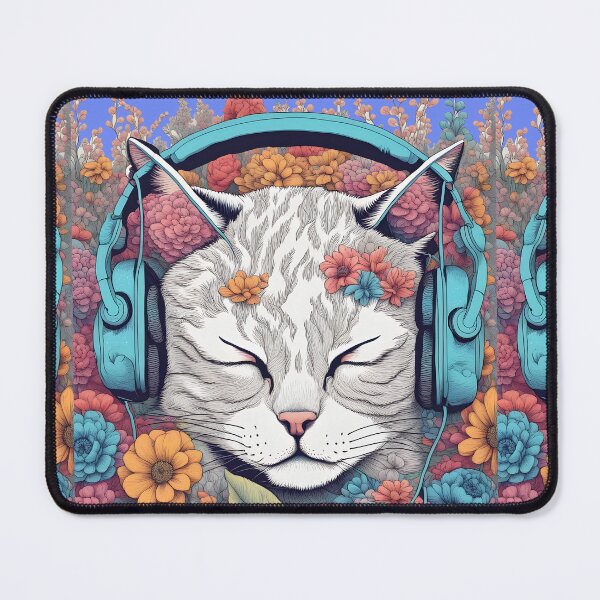 Item preview, Aesthetic Gamer Cat headphones designed and sold by Catophile.