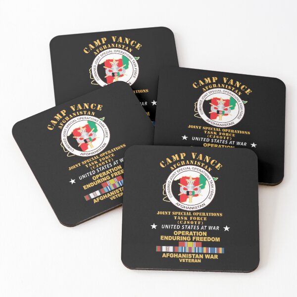 Item preview, SOF - Camp Vance - Afghanistan - Combined Joint Special Operations Task Force - OEF - Afghanistan w SVC X 300 designed and sold by Military Insignia Products.