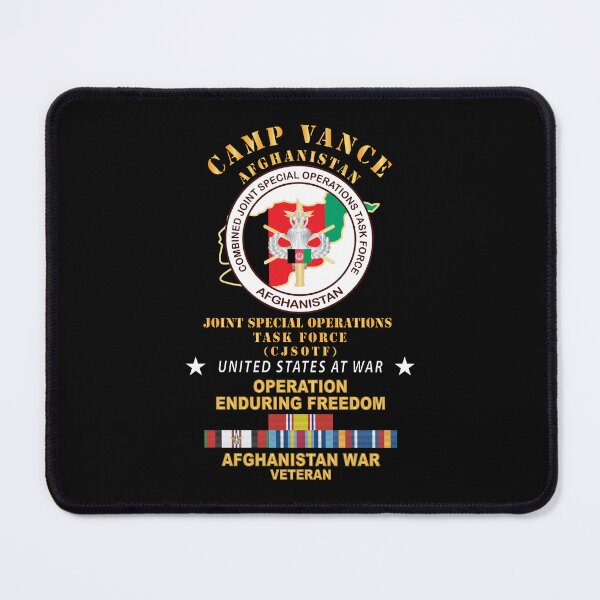 Item preview, SOF - Camp Vance - Afghanistan - Combined Joint Special Operations Task Force - OEF - Afghanistan w SVC X 300 designed and sold by Military Insignia Products.