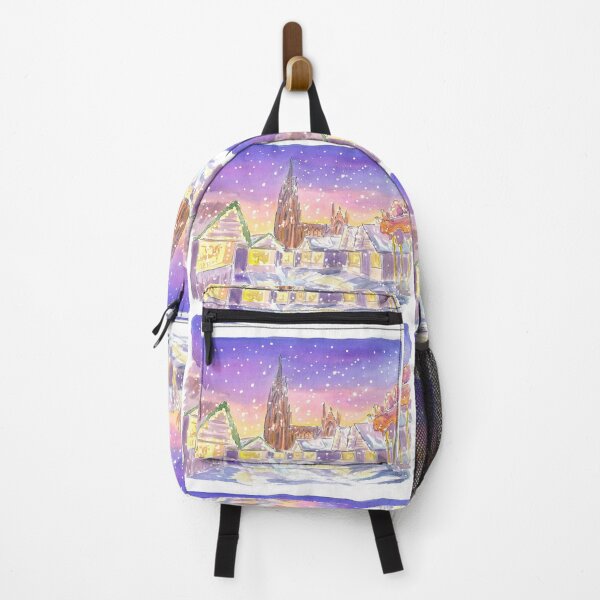 Item preview, Cologne Germany Winter Scene with Cathedral and XMAS Market designed and sold by artshop77.