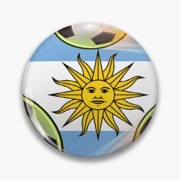 Artikelvorschau, Argentinien-Symbol-Flagge, Fußball, entworfen und verkauft von zorkaa1.