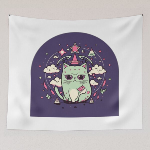 Item preview, Mystical magical cat designed and sold by PaulBlueShop.