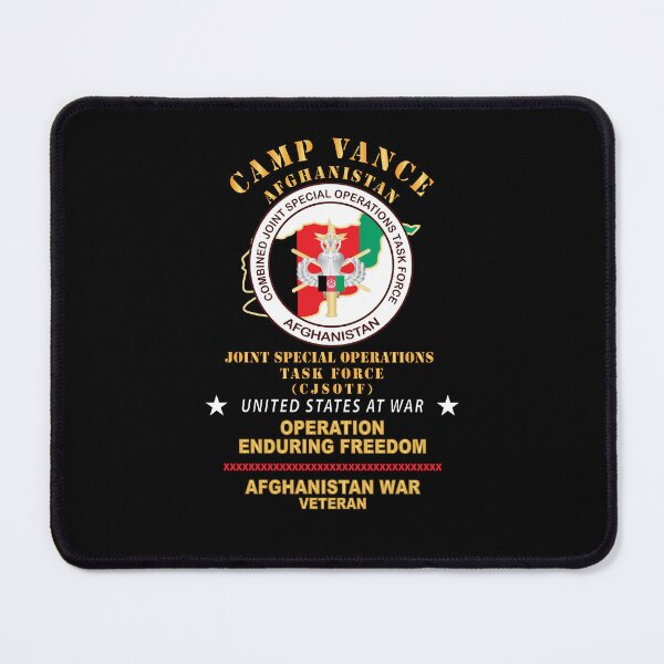 Item preview, SOF - Camp Vance - Afghanistan - Combined Joint Special Operations Task Force - OEF - Afghanistan X 300 designed and sold by Military Insignia Products.