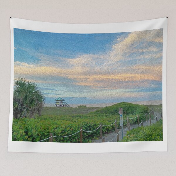 Item preview, Delray Beach Oil Painting Photo Print designed and sold by Mullen516561.