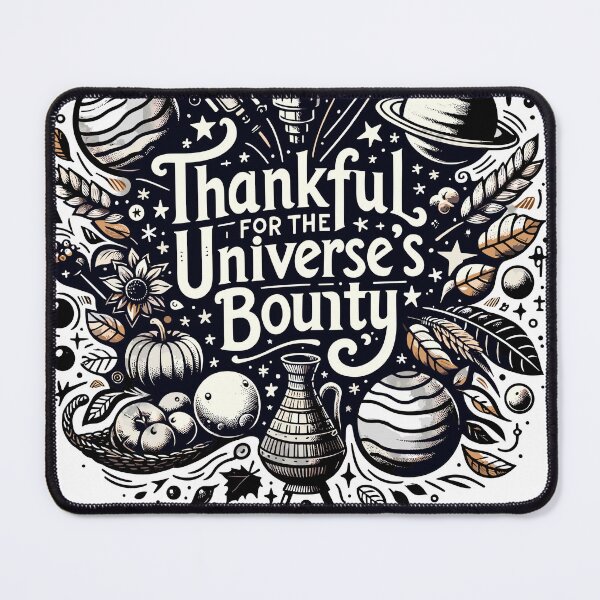 Item preview, Thankful for the universe's Bounty, Reflections of Thanksgiving in Space, Cosmic Gratitude designed and sold by divinedeco1925.