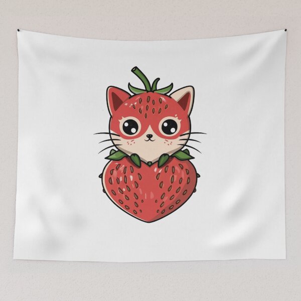 Item preview, Strawberry Cat designed and sold by PulseGraph.