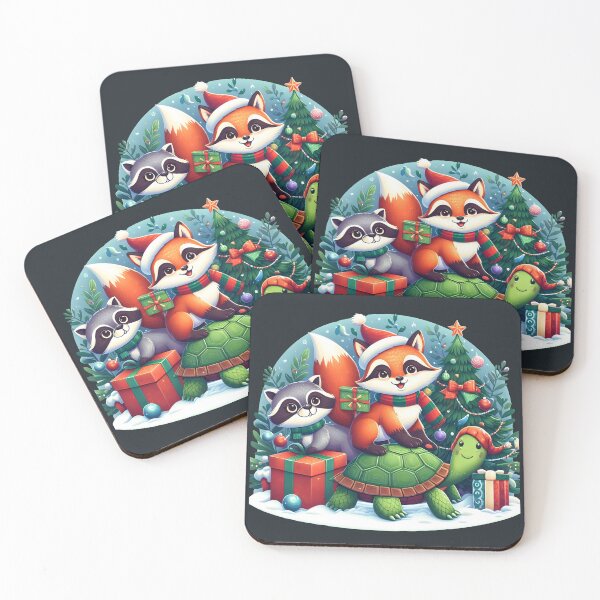 Item preview, Happy Animals at Christmas - Funny designed and sold by Amazing States of America.