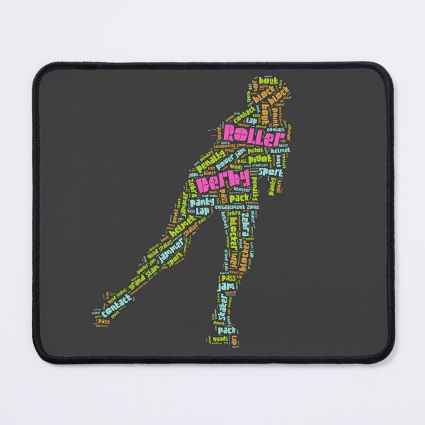 Item preview, Roller Derby Wordcloud for Darker Backgrounds designed and sold by WordsYouLove.