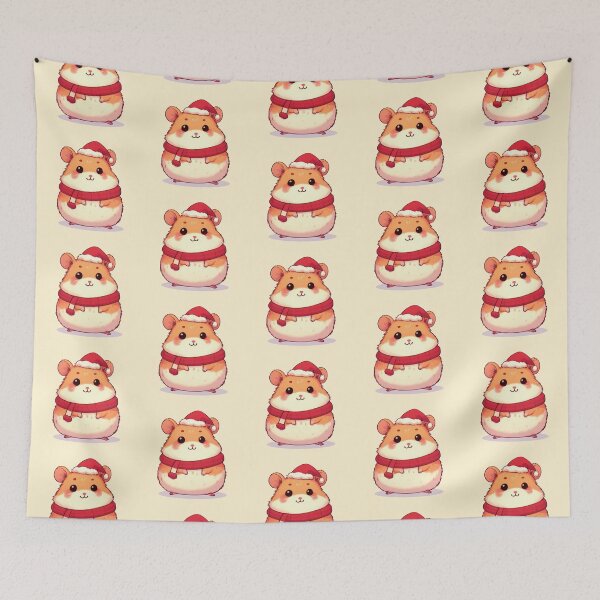 Item preview, Cute Christmas Hamster designed and sold by KAI-Studio.